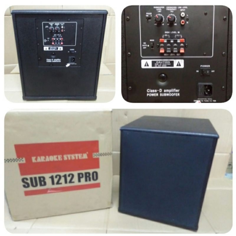 Subwoofer Aktif 12 inch Polos Hf 1212 pro subwofer 12 inch