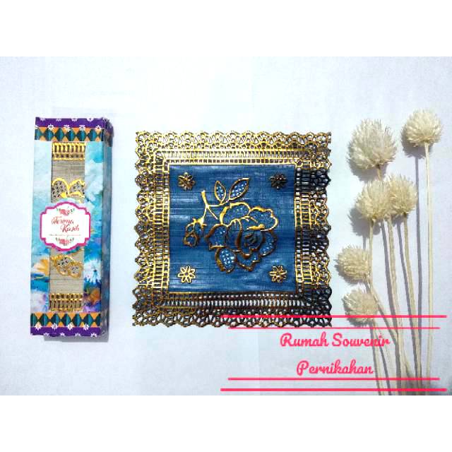 Souvenir Pernikahan Tatakan Piring Kemas Box