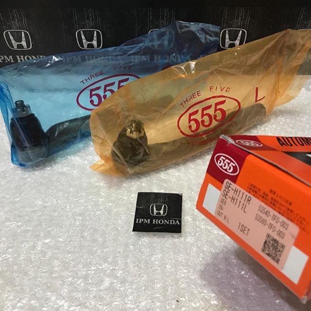 53540 / 53560 TF0 555 Japan SE-H111 Tie Rod End SET Kanan dan Kiri Honda Jazz S RS GE8 2009-2013 City GM2 2009-2013 BRV 2015-2021 Freed 2010-2015 Mobilio 2014-2021 Brio 1.3 1300cc 20013-2021
