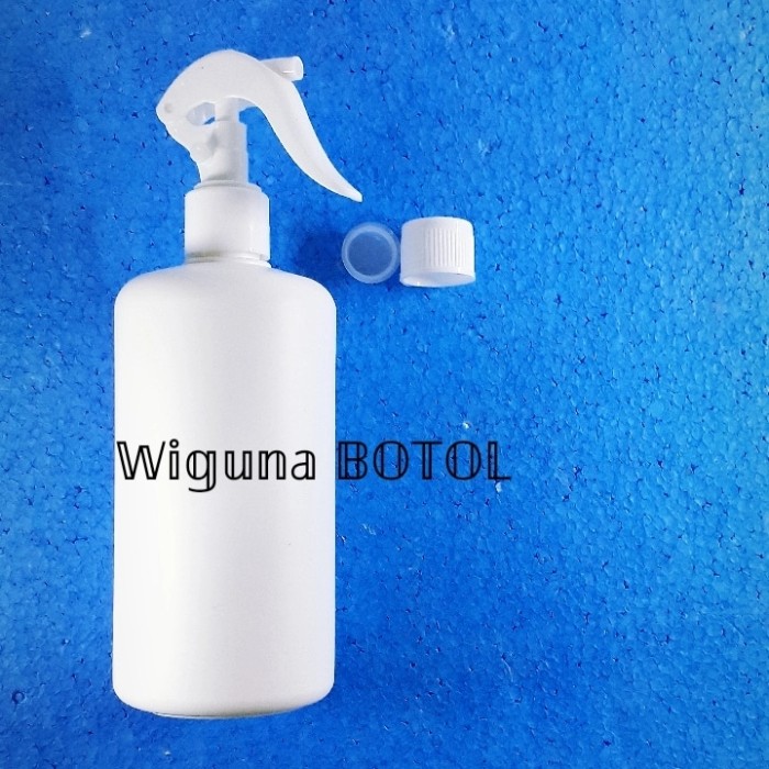 Botol Spray Trigger 500 ML HDPE PUTIH + Tutup uLir Luar Dalam - model burung