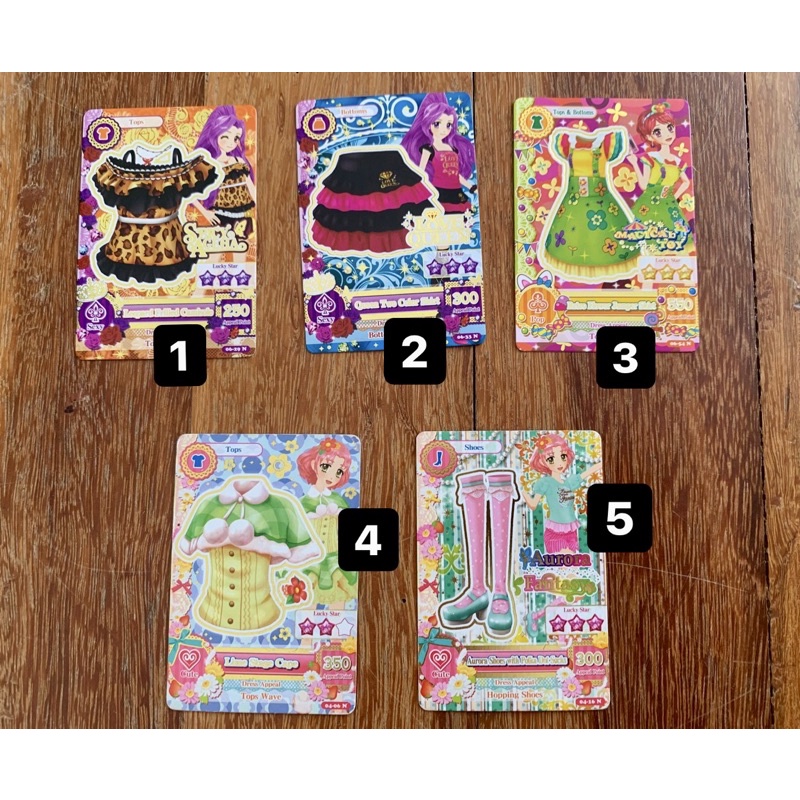 [OFFICIAL] AIKATSU CARD/KARTU AIKATSU MIZUKI, KAEDE, SAKURA (BACA DESKRIPSI)