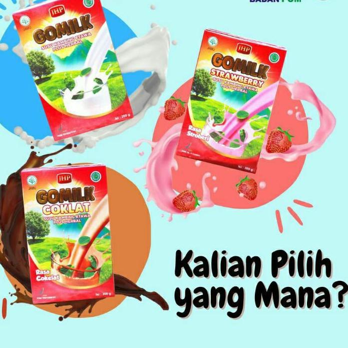 

Terjangkau - Gomilk Go milk susu kambing ettawa plus herbal daun kelor dan mengkudu cocok untuk anak dan dewasa