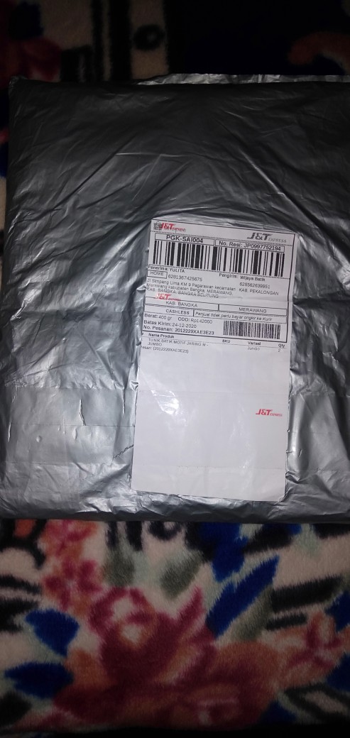 Tunik Batik Motif Jaring M - Jumbo