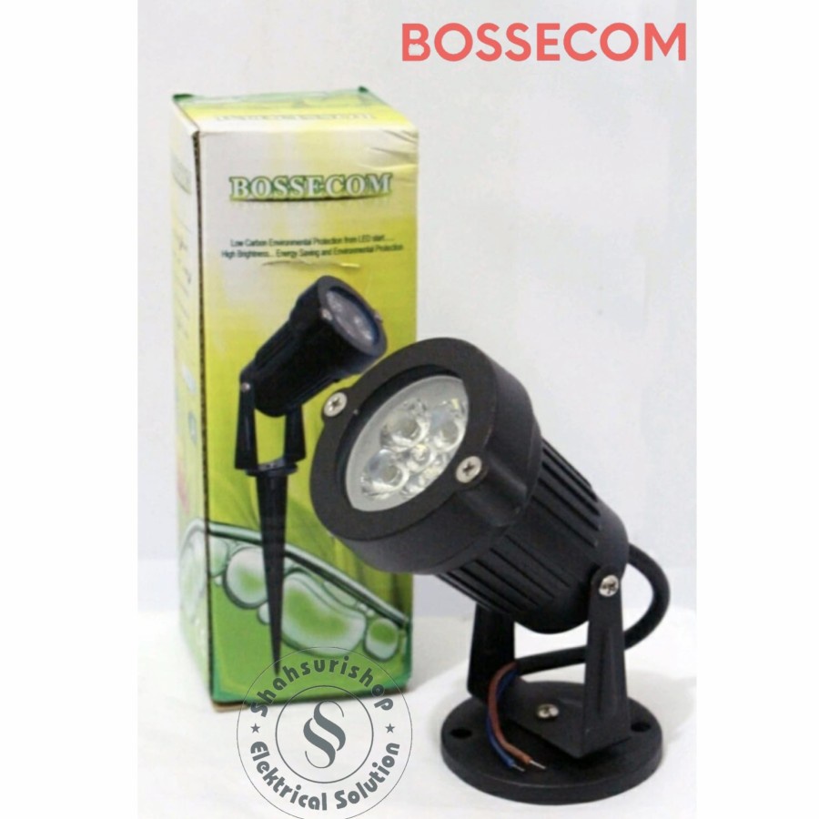 BOSSECOM LAMPU TAMAN PIRINGAN BE 040 A LAMPU SOROT MURAH 5 MATA 5 WATT