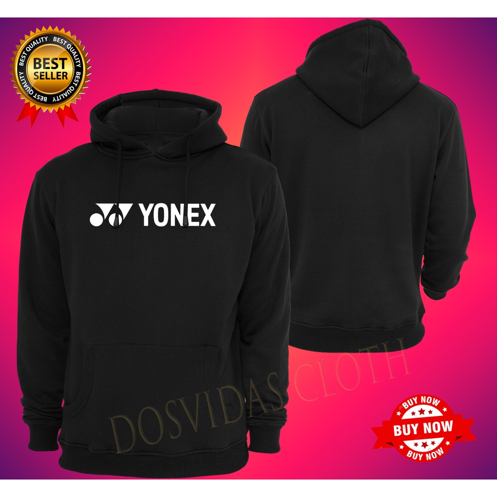 Jaket Sweater Hoodie BADMINTON YONEX Keren Pria & Wanita YONEX