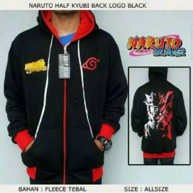 Jaket Naruto kyubi Hoodie