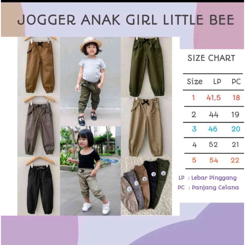 Joget Celana anak Girls LITTLE Bee