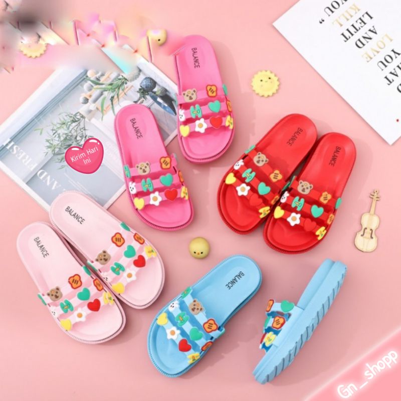 TERBARU - Sandal Anak Perempuan CUTE | Sandal Anak Balance 1603-93 | Sandal Flip Flop