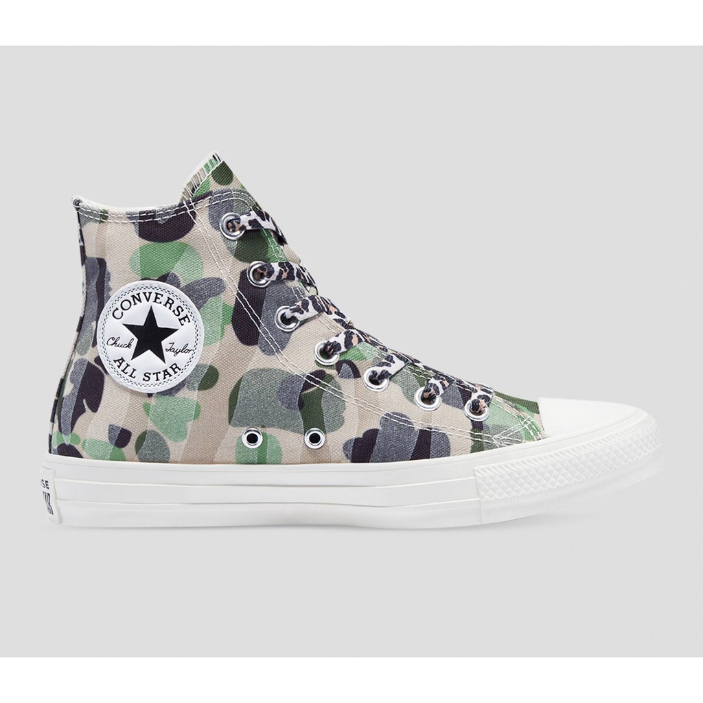converse printed high tops