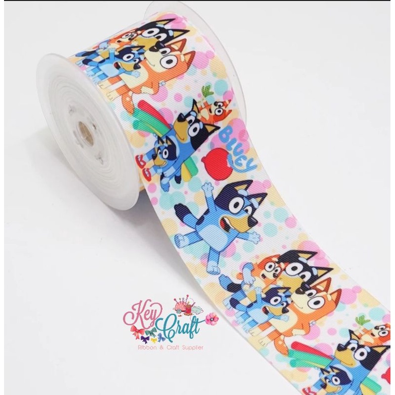 

Pita Grossgrain 3,8cm motif Bluey02