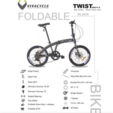 Sepeda Lipat VIVA TWIST 20
