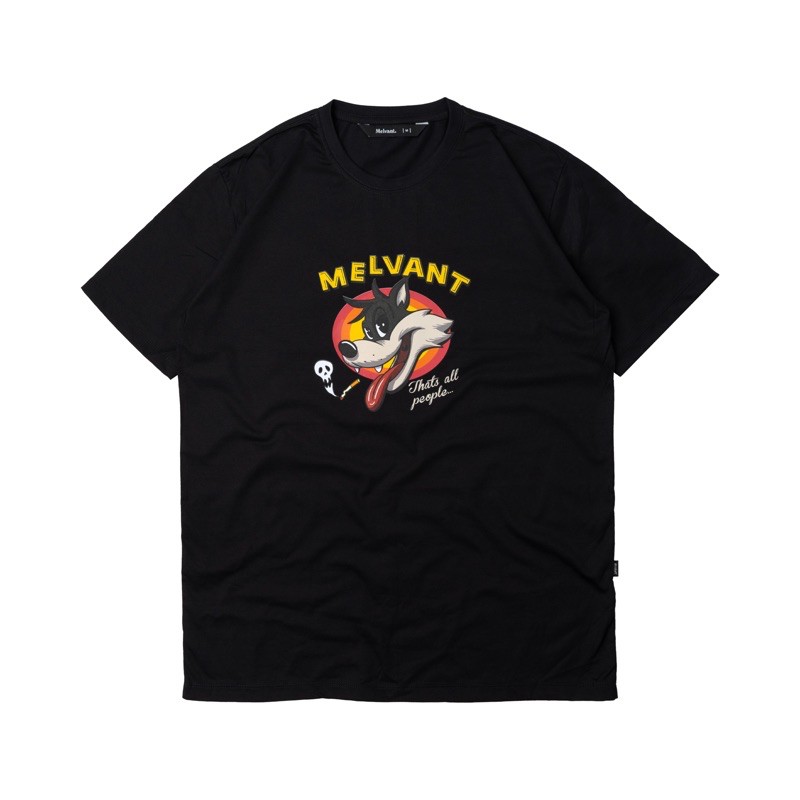 MTS DAFY BLACK - MELVANT TSHIRT - PROMO KHUSUS SHOPEE