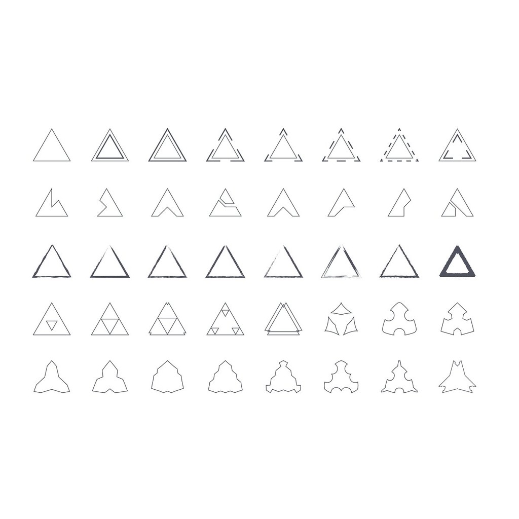 Logo Creator Triangle Shapes Edition - Photoshop &amp; Illustrator