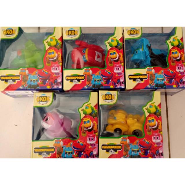 GOGO DINO 1pcs transform okok dino