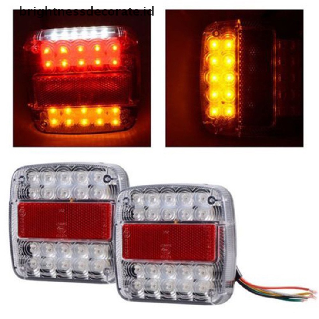 (Birth) Lampu Belakang / Mundur 26-led Untuk Plat Nomor Truk / Trailer