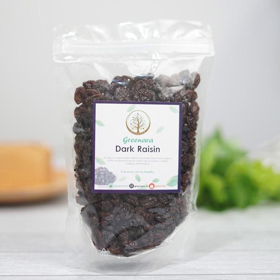 

[ Premium Quality ] Dark Raisin unsweetened Kismis hitam 250gr