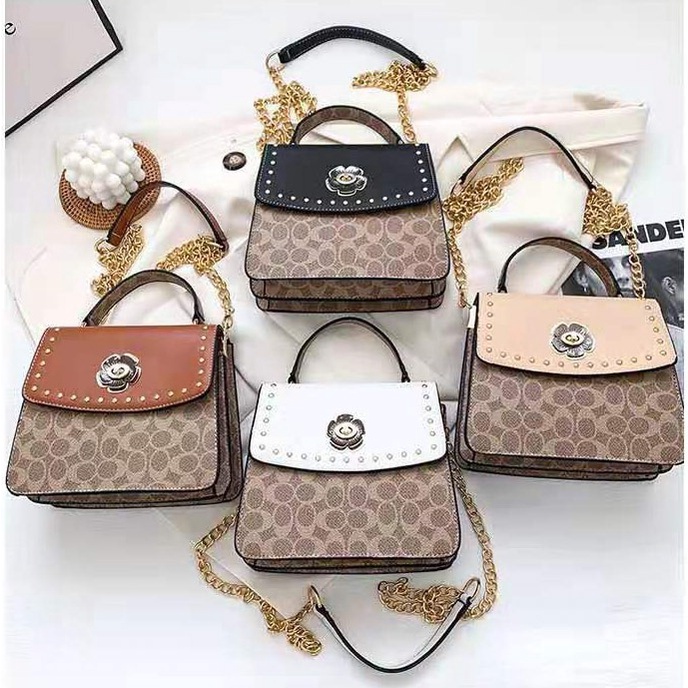 COD GRATIS ONGKIR!!! Tas Wanita Import Pegangan Atas Parker Signature 9544