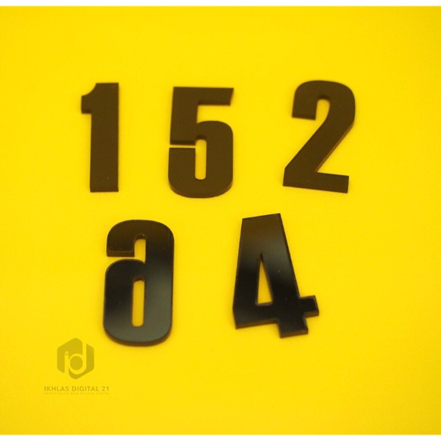 

ACRYLIC/AKRILIK HURUF TIMBUL KUALITAS PREMIUM/Latter Acrylic Custom/Lases Cutting 2mm/Tinggi 20 cm