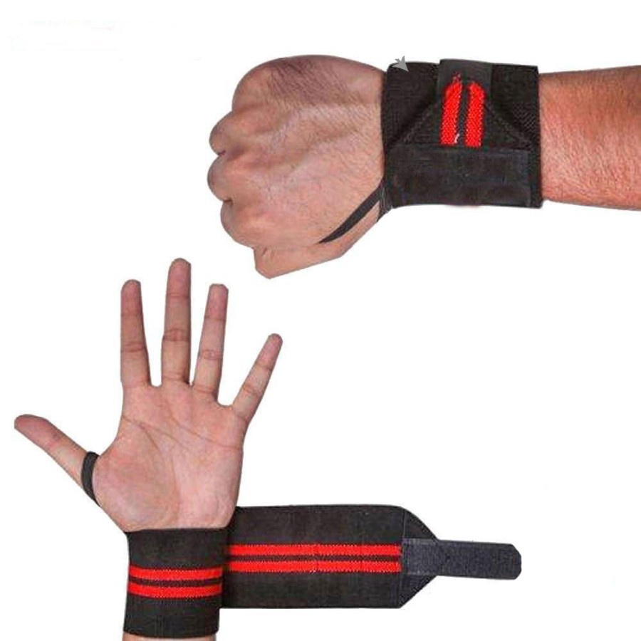 Vertvie Pelindung Pergelangan Tangan Fitnes Olahraga - 1538 - Black/Red