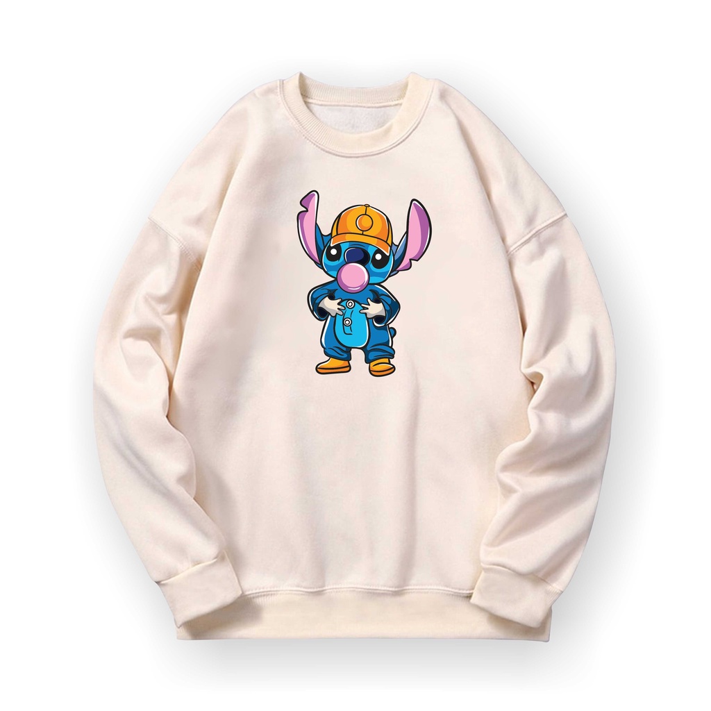 STICH Basic Sweater II STICH Sweater Crewneck II Sweatshirt SIZE M - XL ( Pria &amp; Wanita / Anak &amp; Dewasa )