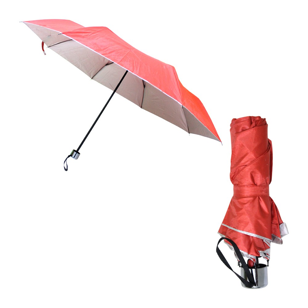 Payung Lipat SAKURA LIST SILVER Style Korea Jepang Trendy Umbrella Unik - HHL-215
