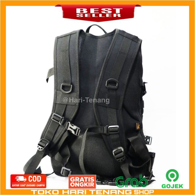 TAS RANSEL 9900 HITAM TAS PUNGGUNG TACTICAL IMPORT