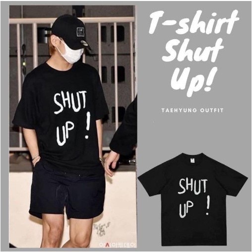 MakeGrosir - TSHIRT / KAOS OVERSIZE SHUT UP