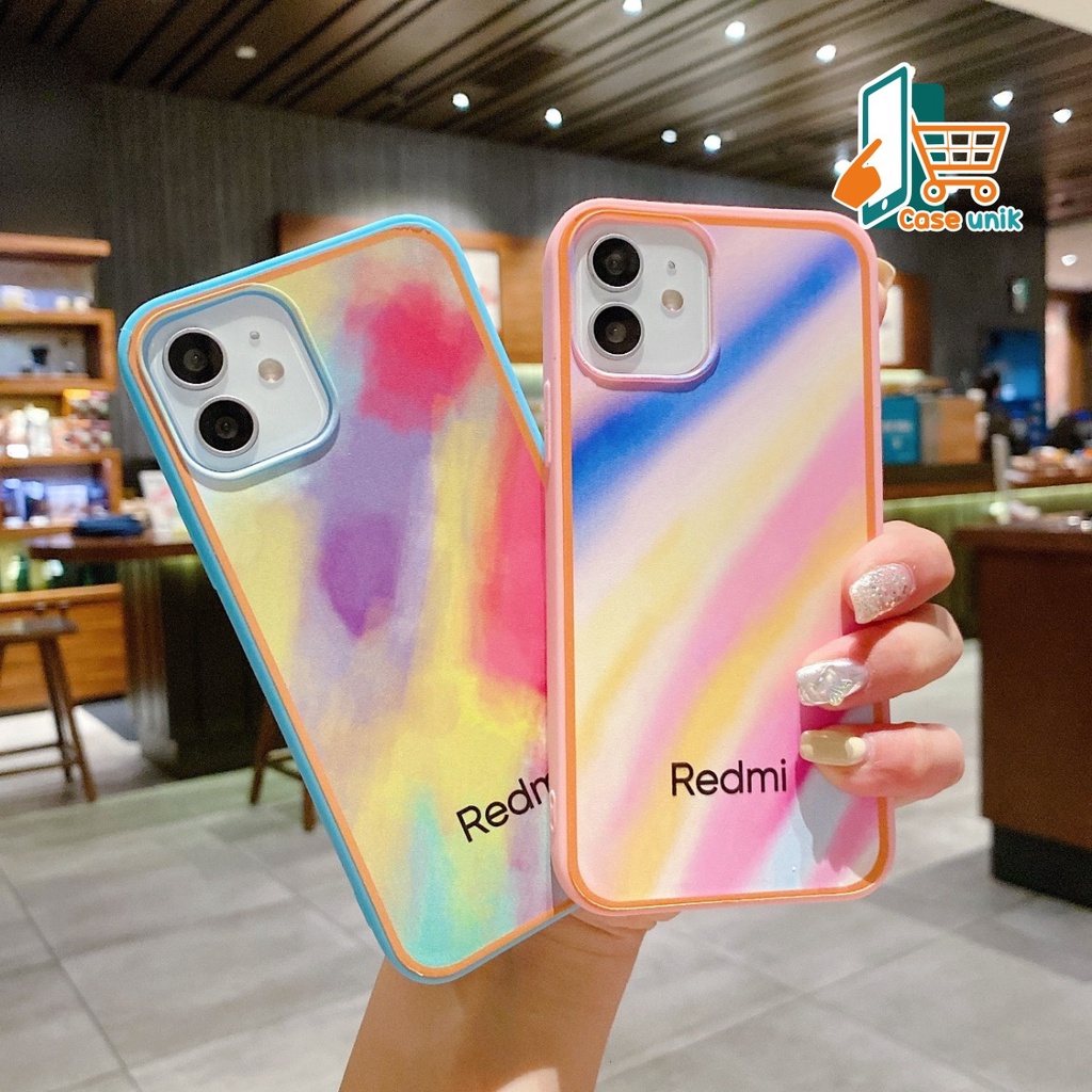 SS044 SOFTCASE RAINBOW XIAOMI Redmi 8 9 9a 9c 9t POCO M3 NOTE 4 5 7 8 9 10 PRO 5a 4a 6a CS3237