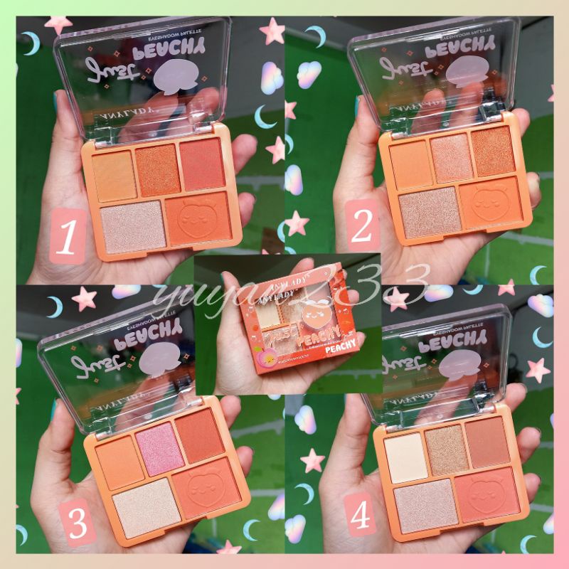 PROMO!!!EYESHADOW PALETTE PEACH ANYLADY 834/8989C