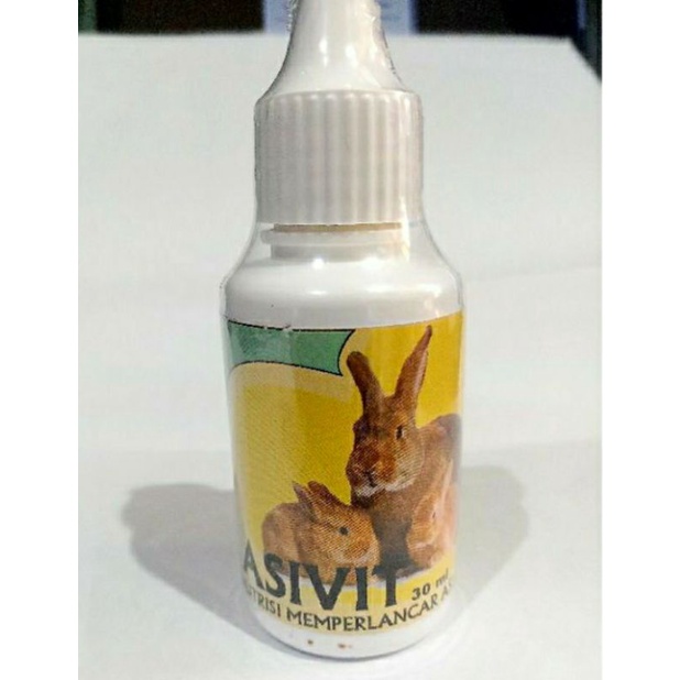 ASIVIT KELINCI VITAMIN NUTRISI MEMPERLANCAR PELANCAR ASI PADA KELINCI RABBIT 30ML