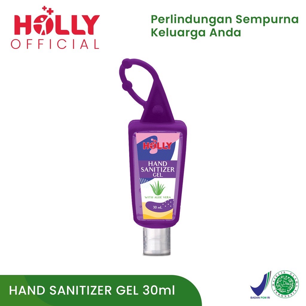 Holly Hand Sanitizer Gel Rubber 30 ml