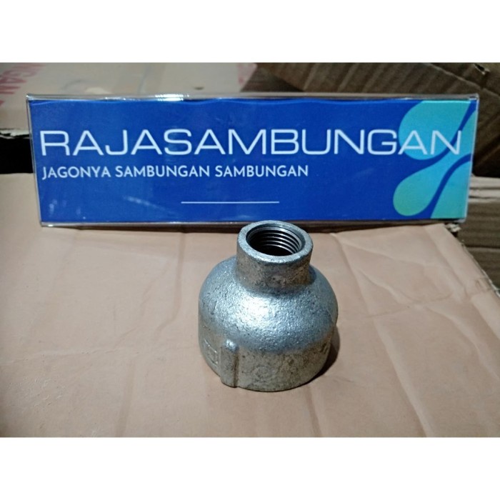 sale ws Flok Sok Besi 1 x 12 Inch Sambungan Pipa Reducer Socket Flock Diskon