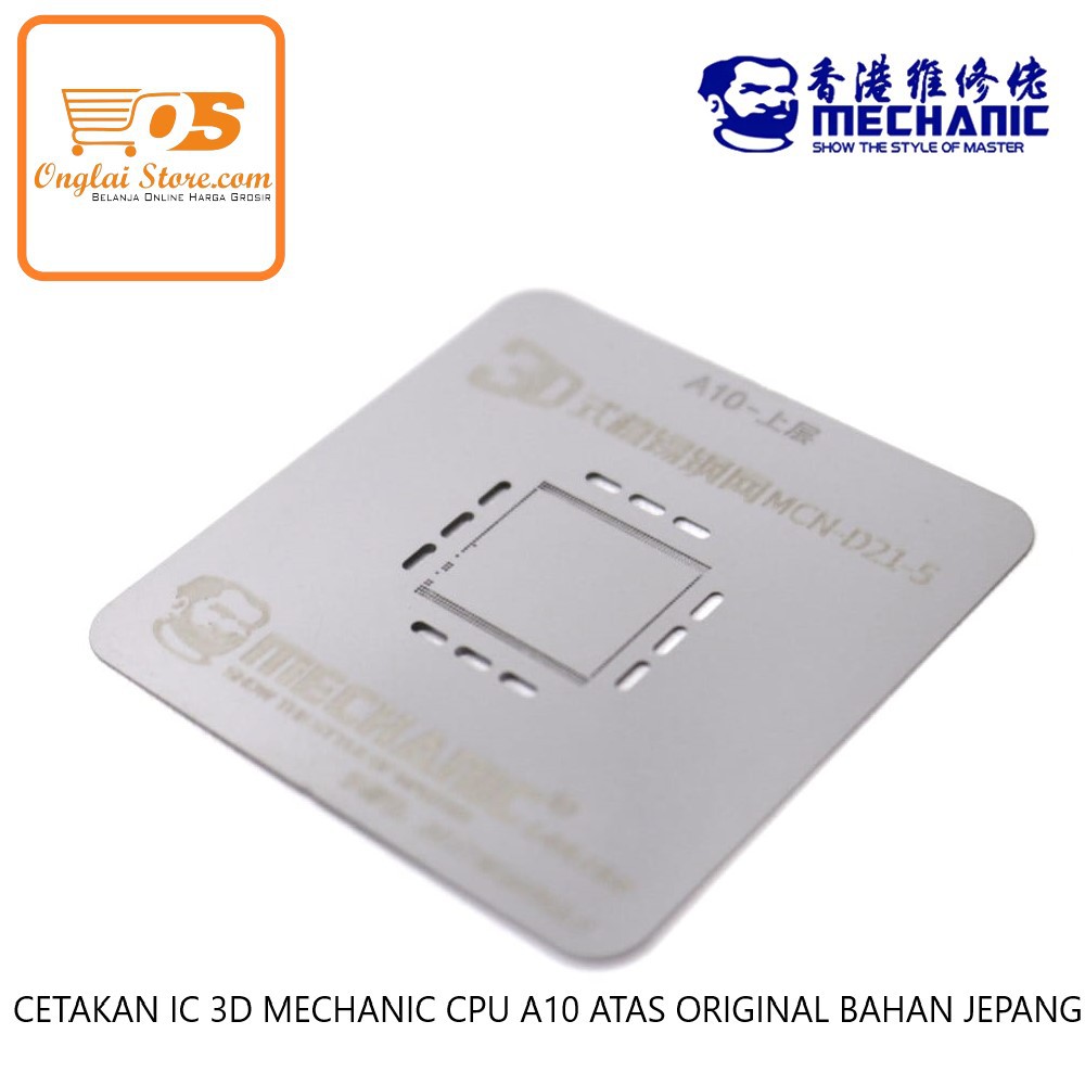 CETAKAN IC 3D MECHANIC CPU A10 ATAS ORIGINAL BAHAN JEPANG  (HARGA SPESIAL)