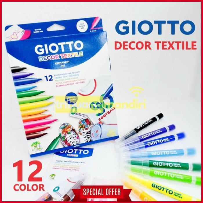 

Spidol Tekstil / Textile Decor Marker Giotto by Lyra (Original)