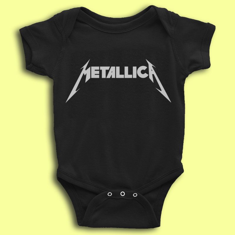 BABY JUMPER BAND METALLICA FONT | BABY JUMPER BAND PUNK BAND METAL | JUMPER BAYI JUMPER PENDEK