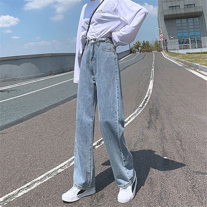 2022 Highwaist Jeans wanita loose import premium