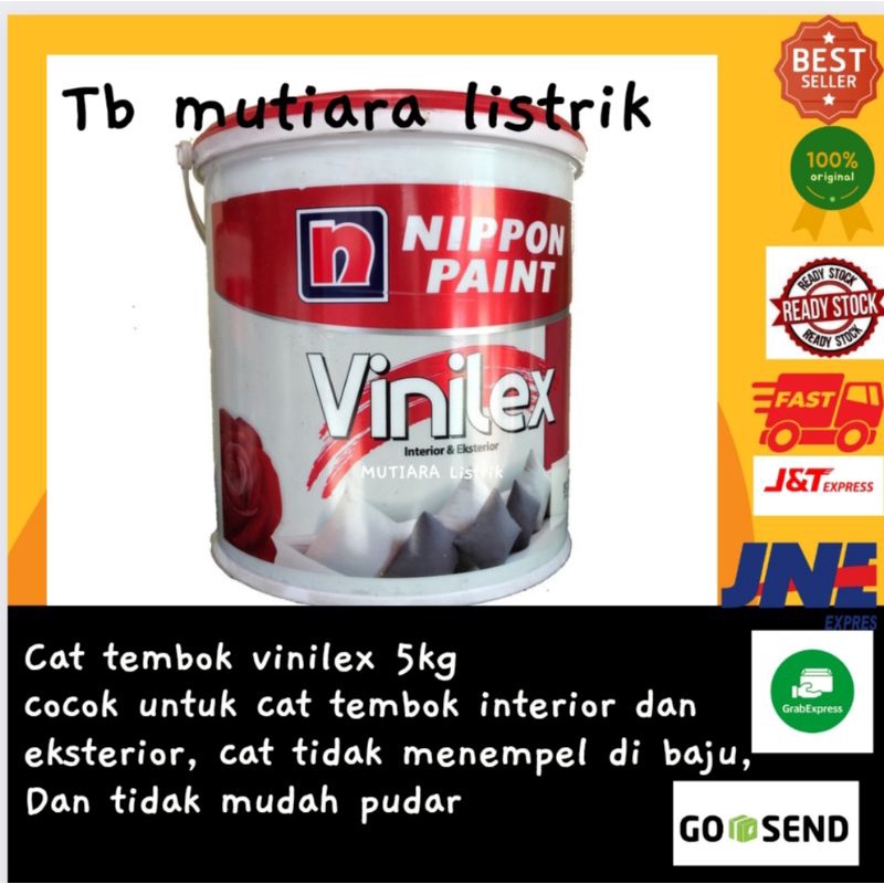 Vinilex Cat Tembok Interior dan Exterior 5kg Vinilex 5000 Kembang Vinilex Tinting