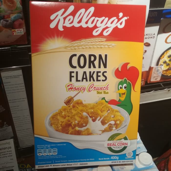 

Kellog's Corn Flakes Honey Crunch 400gr