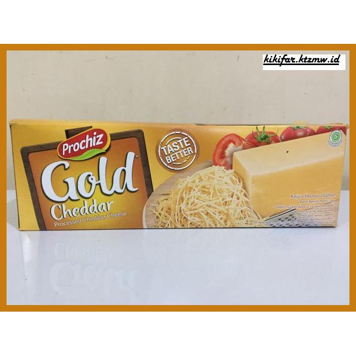 

Ujekujek- Keju Prochiz Gold Cheddar 2Kg Block Processed Cheddar Cheese -Original.