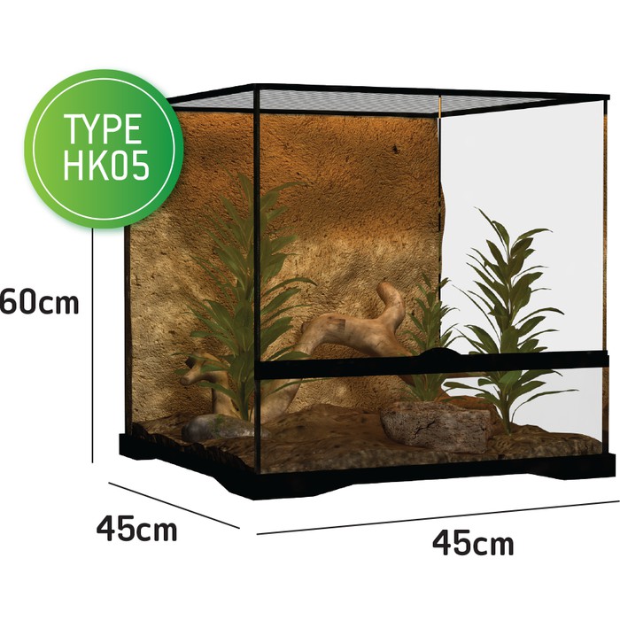 

WACOOL Kandang Reptile HK05 Terrarium 45x45x60cm