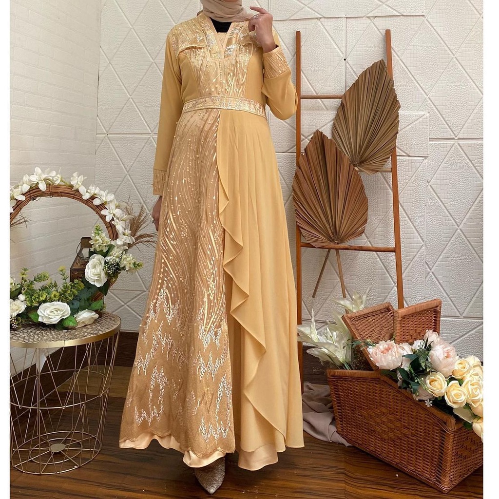 (COD)GAMIS PESTA JEMIA,LIMITED EDITION,ORIGINl PRODUK/GAMIS PESTA MUSLIMAH,GAMIS KEKINIAN