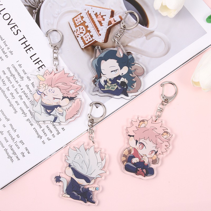 Jujutsu Kaisen Gantungan Kunci Akrilik Bentuk Fushiguro Megumi Charms