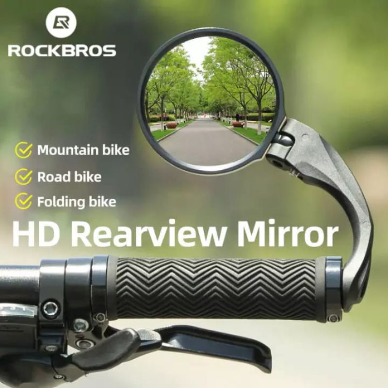 ROCKBROS FK 271/272 BICYCLE REARVIEW MIRROR KACA SPION SEPEDA LIPAT MTB BMX ROAD BIKE ORIGINAL