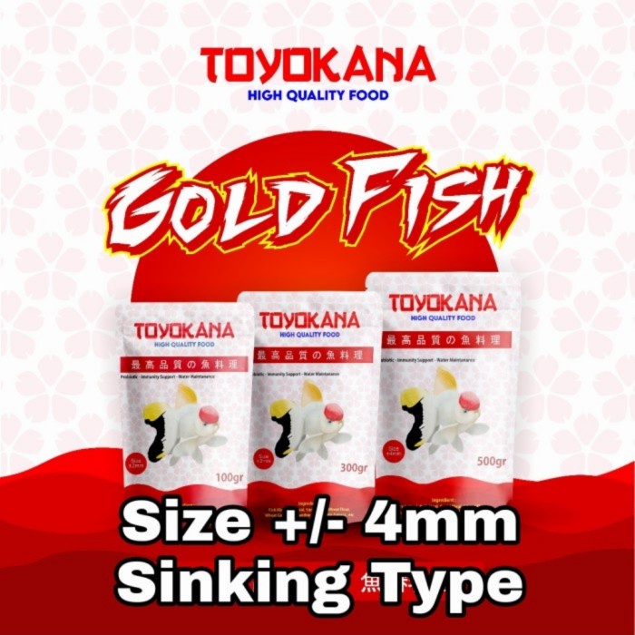 [500 Gram] TOYOKANA High Quality Best Goldfish Pellets