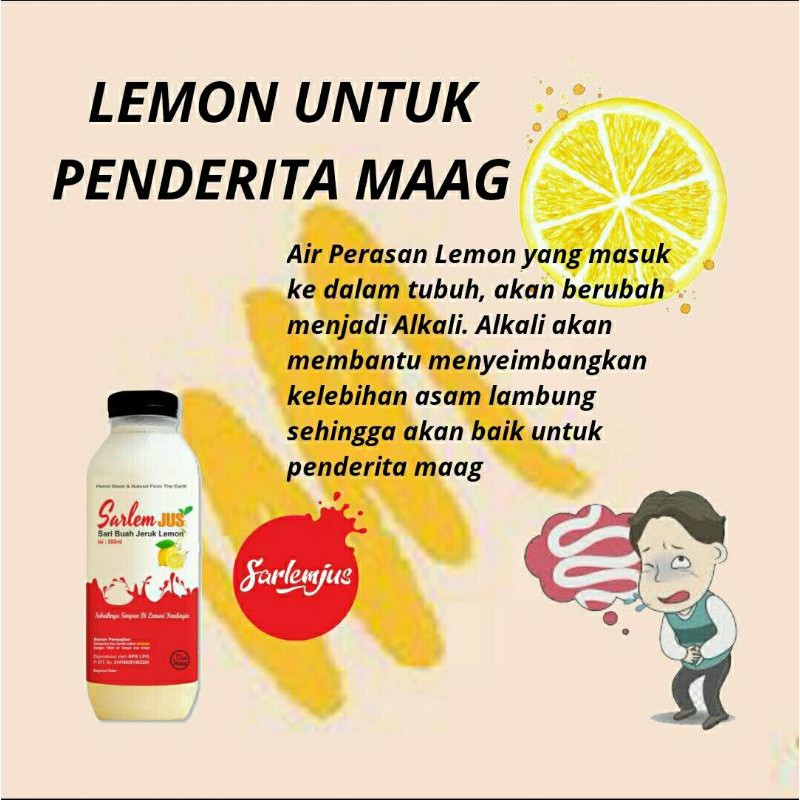 

BEST PRODUK!!! Sarlem jus 250 ml sari lemon asli tanpa campuran tanpat benzoat sudah BPOM