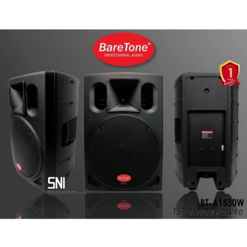 Speaker Pasif Baretone BT-A1530W BT A1530W Original 15inchi 15in 800 Watt High Quality Garansi Resmi