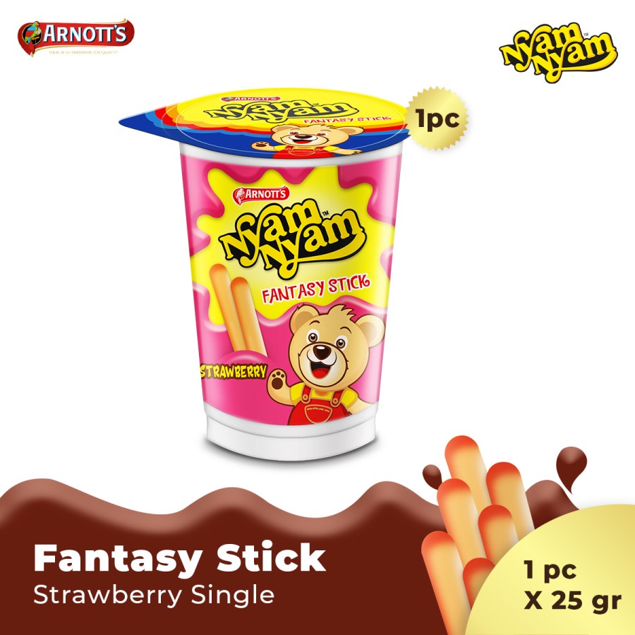 

Arnott's Nyam-Nyam Fantasy Stick Strawberry