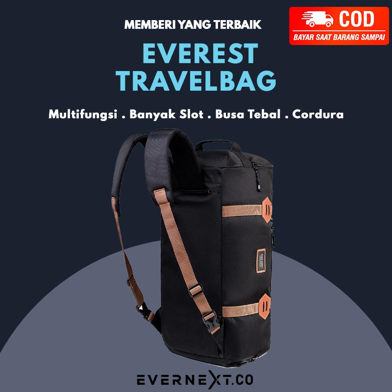 Tas Travel Jinjing EVEREST Tas Gym Travlebag Pria Wanita Pulang Kampung Jumbo Selempang Backpack Jalan Olahraga