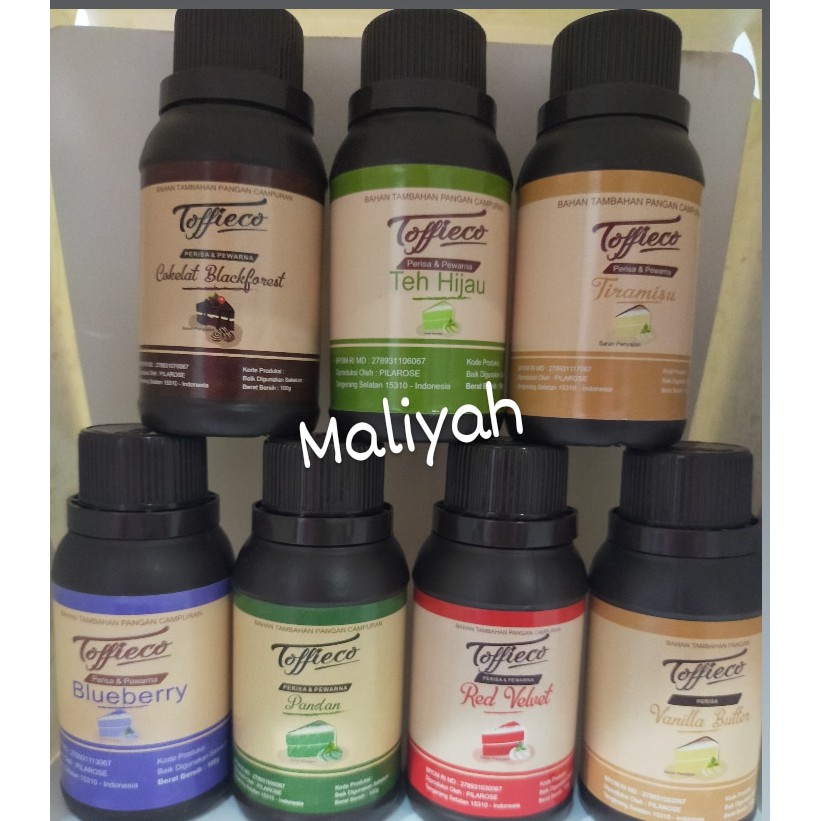 

toffieco pasta perisa pewarna bahan kue tofieco 100 gram