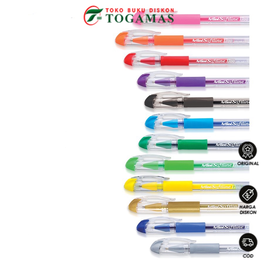 

READY STOCK !! BALLPEN GEL EGB-1700 & EGB-1900 0.7 SOFTLINE ARTLINE